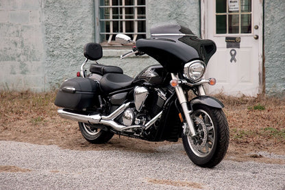 Memphis Shades WINDSHIELD TRIM BATWING-FAIRING SOLID SLIM POLISHED MEM0918