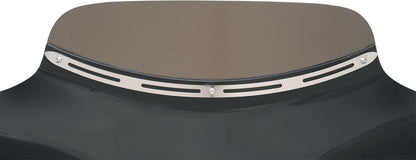 Memphis Shades WINDSHEILD TRIM BATWING-FAIRING SLOTTED SLIM POLISHED MEM0923