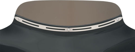 Memphis Shades WINDSHEILD TRIM BATWING-FAIRING SLOTTED SLIM POLISHED MEM0923