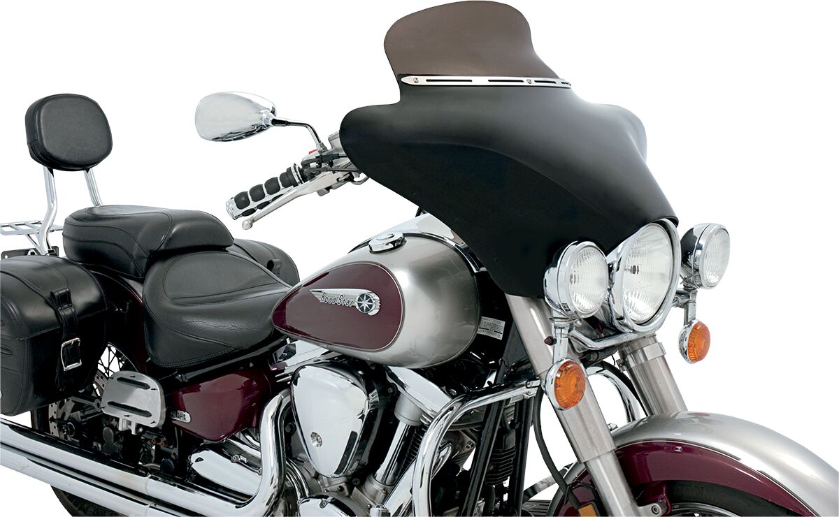 Memphis Shades WINDSHEILD TRIM BATWING-FAIRING SLOTTED SLIM POLISHED MEM0923