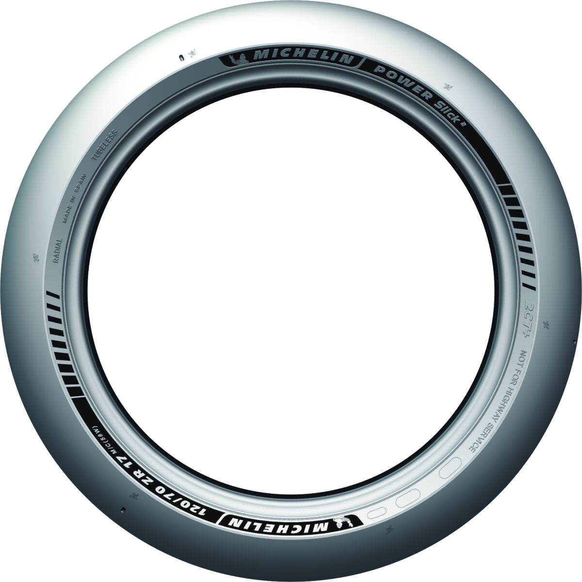 Michelin POWER SLICK 2 120/70 ZR 17 M/C 319748