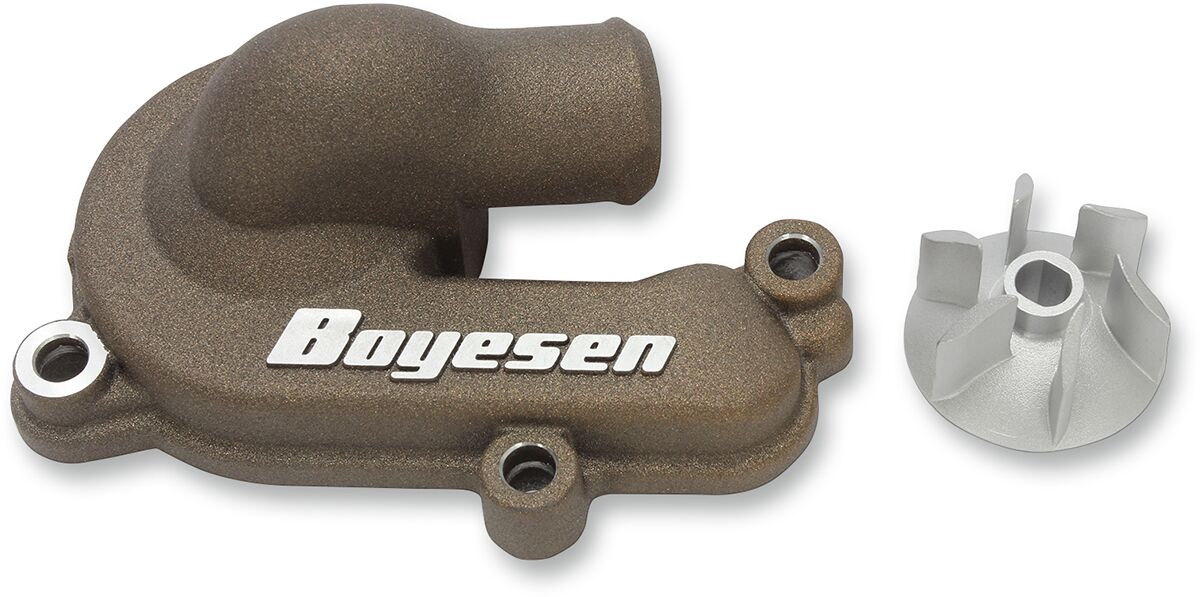 BOYESEN WATER PUMP COVER & IMPELLER KIT SUPERCOOLER ALUMINUM GOLD WPK-44AM