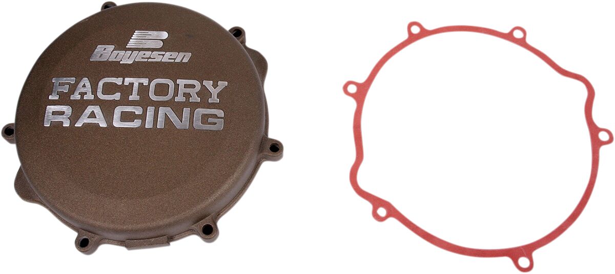 BOYESEN CLUTCH COVER FACTORY RACING ALUMINUM REPLACEMENT MAGNESIUM CC-22M
