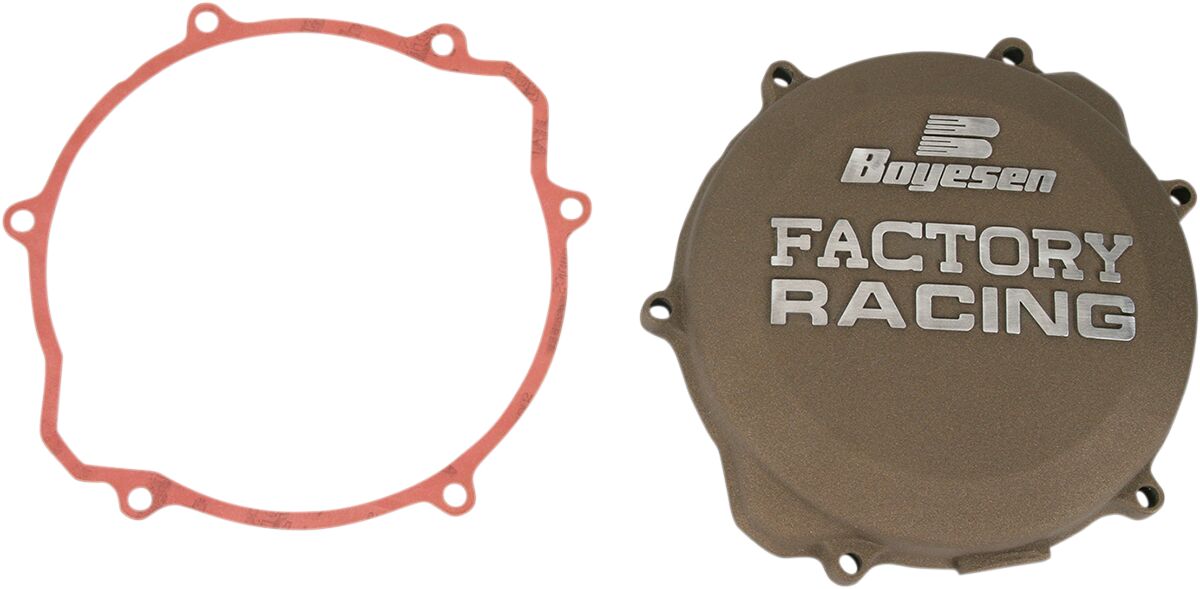 BOYESEN CLUTCH COVER FACTORY RACING ALUMINUM REPLACEMENT MAGNESIUM CC-32AM