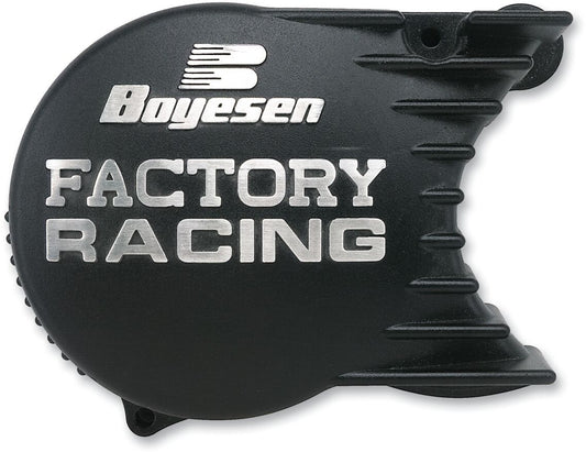 BOYESEN IGNITION COVER FACTORY RACING ALUMINUM REPLACEMENT BLACK SC-05B