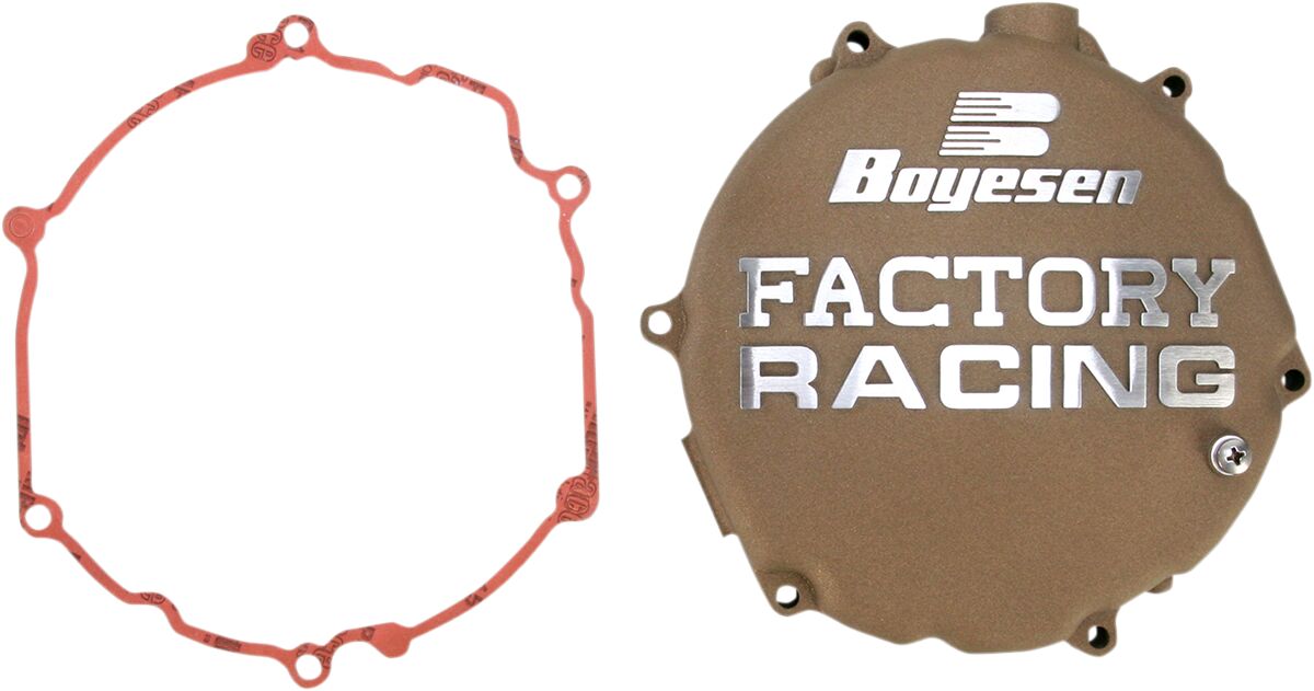 BOYESEN CLUTCH COVER FACTORY RACING ALUMINUM REPLACEMENT MAGNESIUM CC-12CM