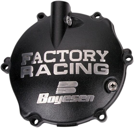 BOYESEN CLUTCH COVER FACTORY RACING ALUMINUM REPLACEMENT BLACK CC-31B