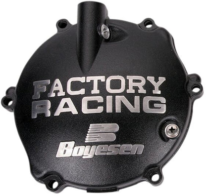 BOYESEN CLUTCH COVER FACTORY RACING ALUMINUM REPLACEMENT BLACK CC-31B