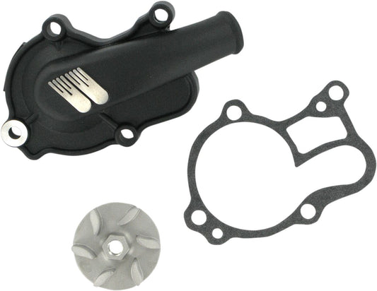 BOYESEN WATER PUMP COVER & IMPELLER KIT SUPERCOOLER ALUMINUM BLACK WPK-32AB