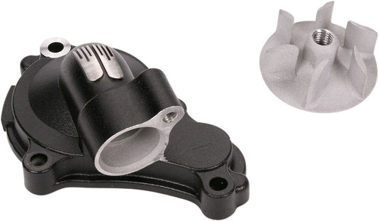 BOYESEN WATER PUMP COVER & IMPELLER KIT SUPERCOOLER ALUMINUM BLACK WPK-38B