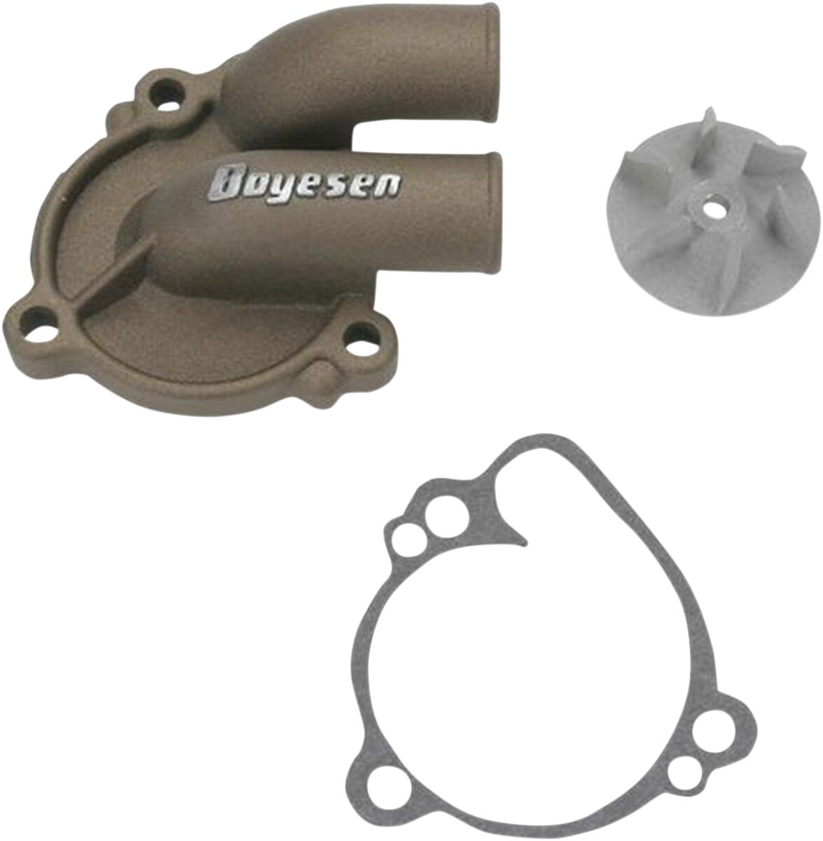BOYESEN WATER PUMP COVER & IMPELLER KIT SUPERCOOLER ALUMINUM MAGNESIUM WPK-10M