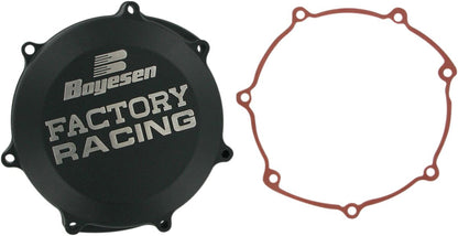 BOYESEN CLUTCH COVER FACTORY RACING ALUMINUM REPLACEMENT BLACK CC-38AB
