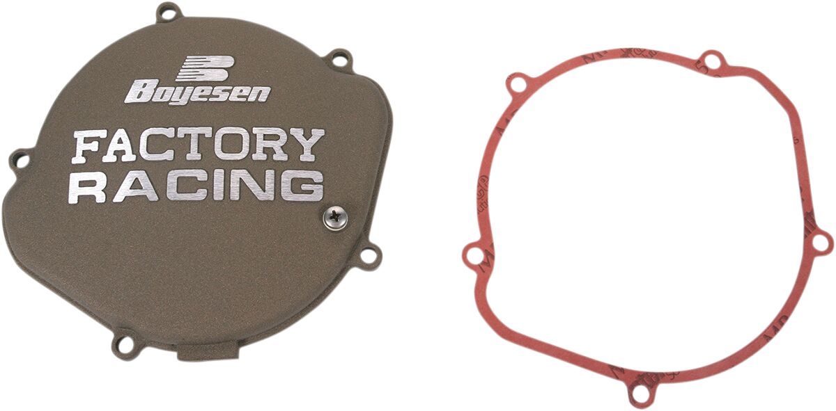 BOYESEN CLUTCH COVER FACTORY RACING ALUMINUM REPLACEMENT MAGNESIUM CC-06XM