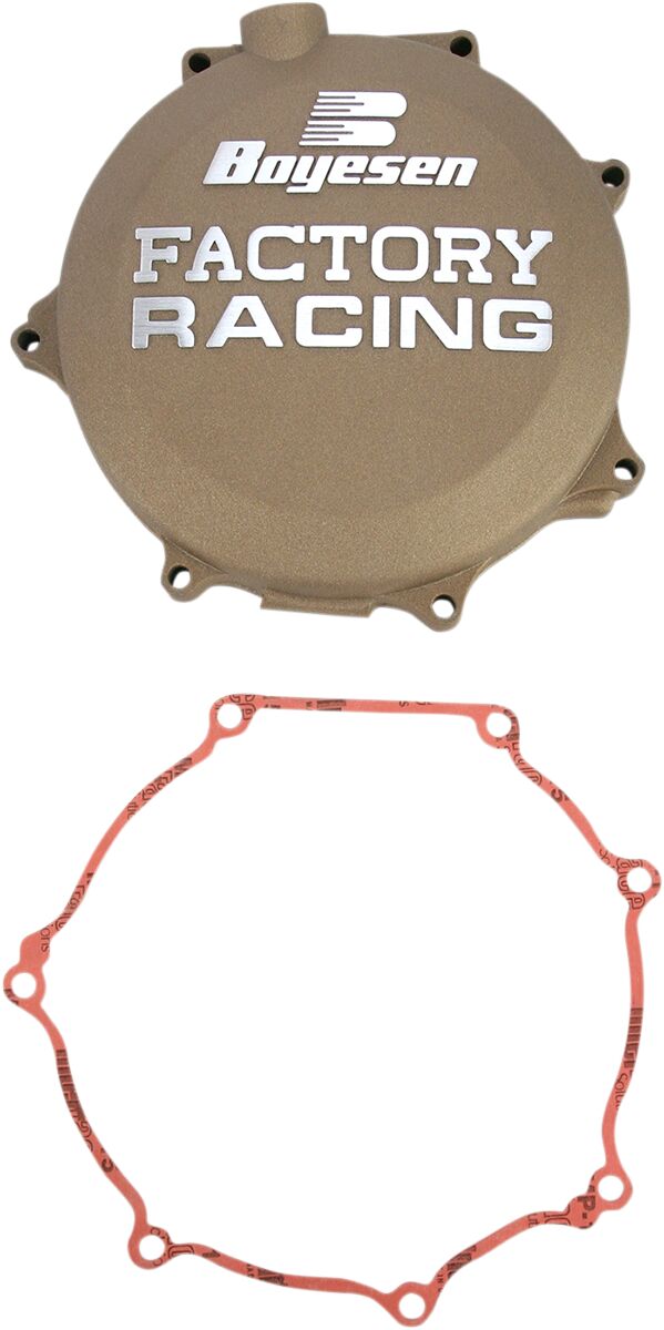 BOYESEN CLUTCH COVER FACTORY RACING ALUMINUM REPLACEMENT MAGNESIUM CC-18M