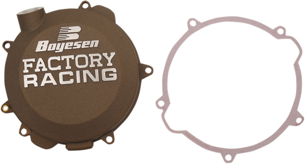 BOYESEN CLUTCH COVER FACTORY RACING ALUMINUM REPLACEMENT MAGNESIUM CC-41AM