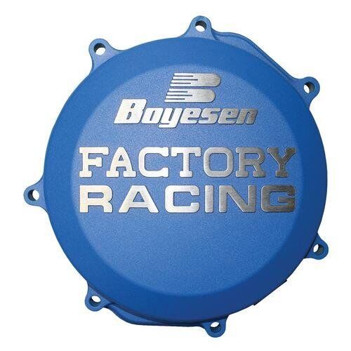 BOYESEN CLUTCH COVER FACTORY RACING ALUMINUM REPLACEMENT BLUE CC-42CL