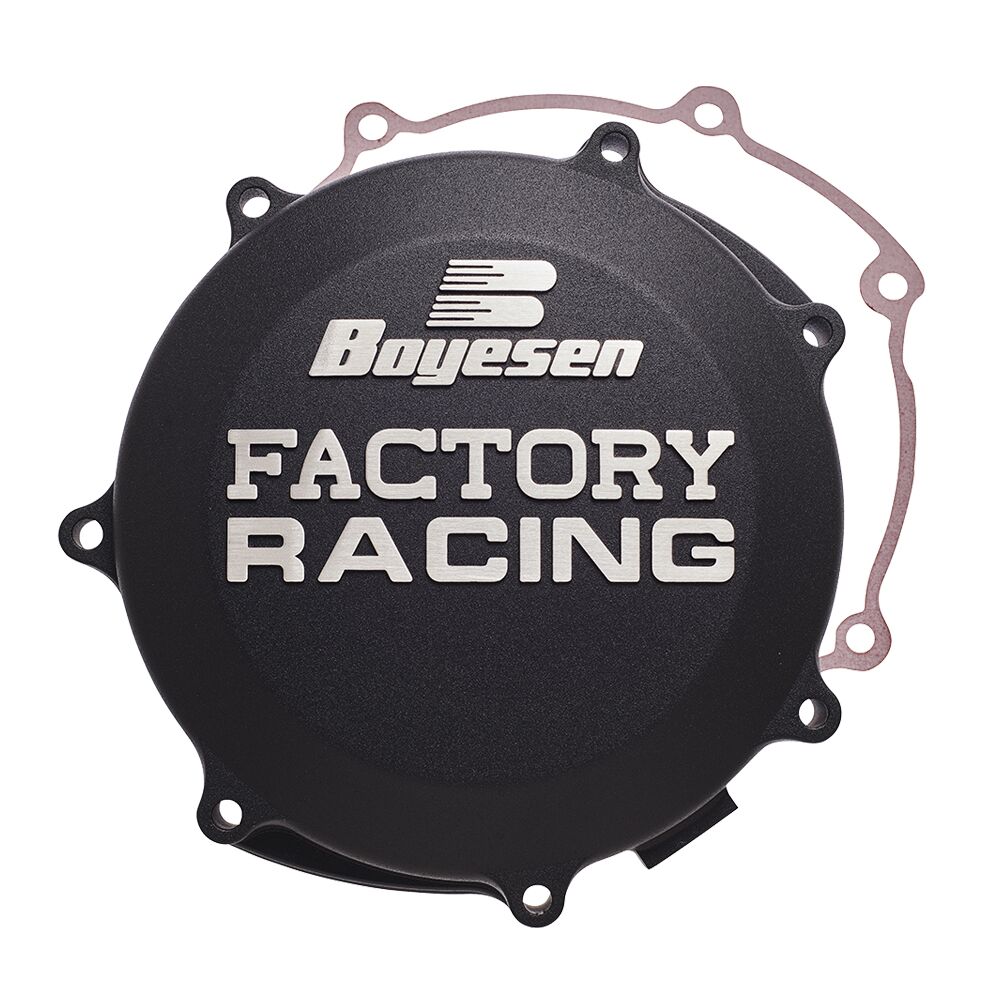 BOYESEN COVER CLUTCH KX250 21- BK CC-17CB