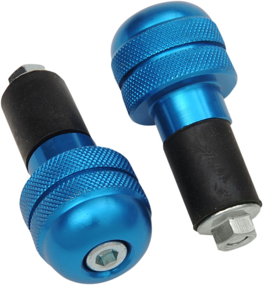 K&S TECHNOLOGIES BAR ENDS ANTI VIBRATION ALU BLUE 15-6001