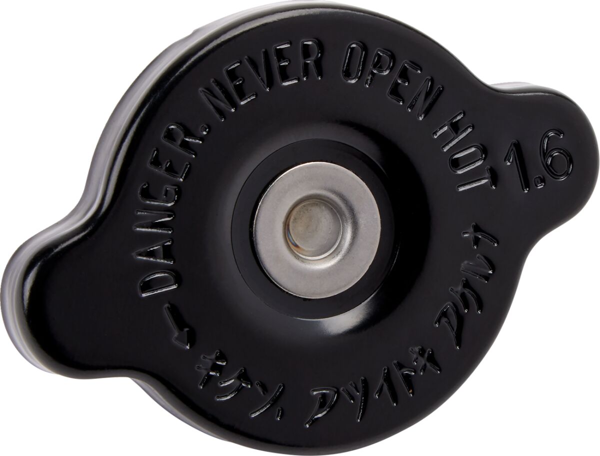 K&S TECHNOLOGIES RADIATOR CAP GRIP STYLE HIGH PRESSURE RACING CHROME 1.6K (23PSI) 58-1016BK