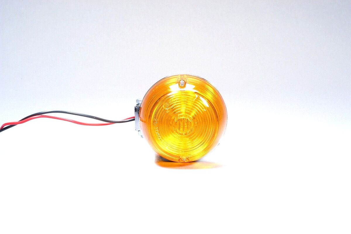 K&S TECHNOLOGIES TURN SIGNAL E-MARK AMBER 27-1045