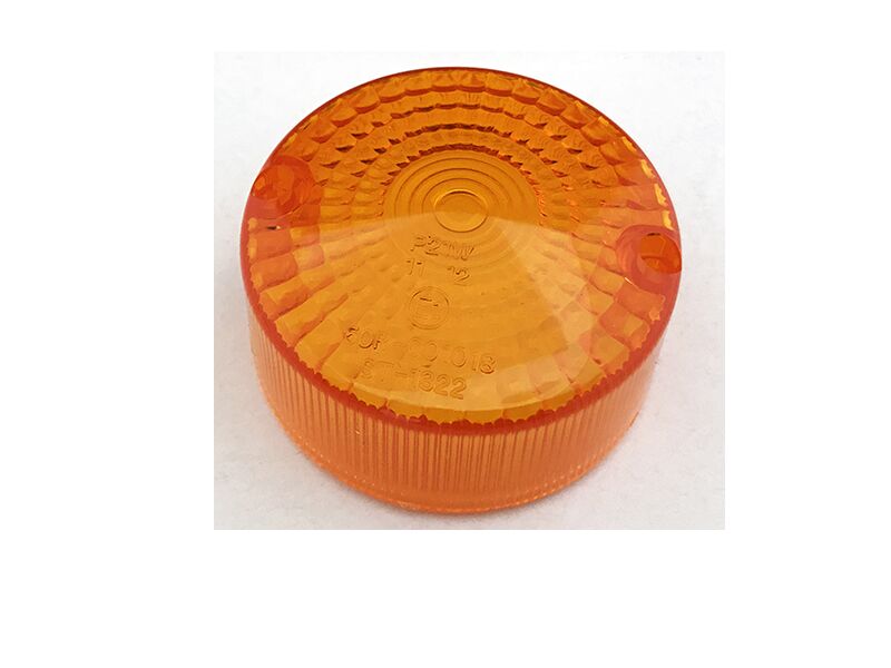 K&S TECHNOLOGIES TURN SIGNAL LENS E-MARK OEM REPLACEMENT AMBER 27-1050