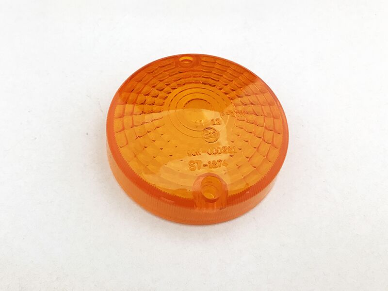 K&S TECHNOLOGIES TURN SIGNAL LENS E-MARK OEM REPLACEMENT AMBER 27-3010