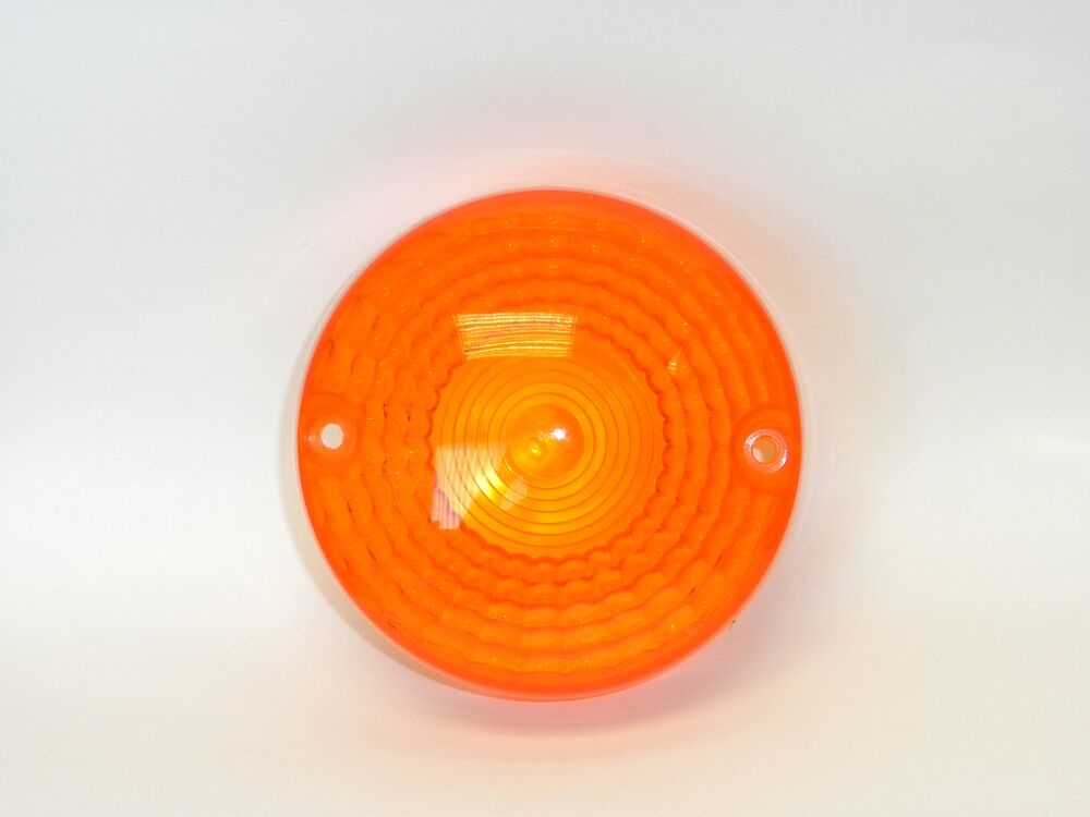 K&S TECHNOLOGIES TURN SIGNAL LENS E-MARK OEM REPLACEMENT AMBER 27-3040