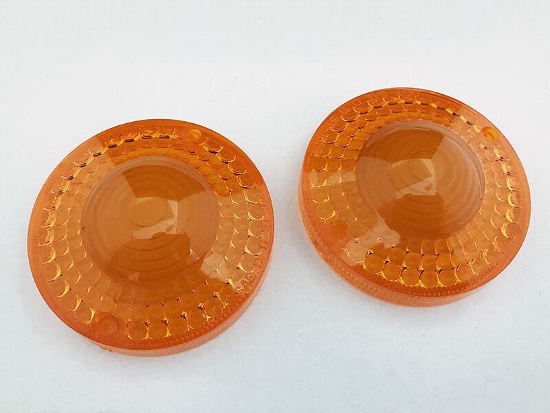 K&S TECHNOLOGIES TURN SIGNAL LENS E-MARK OEM REPLACEMENT AMBER 27-4010