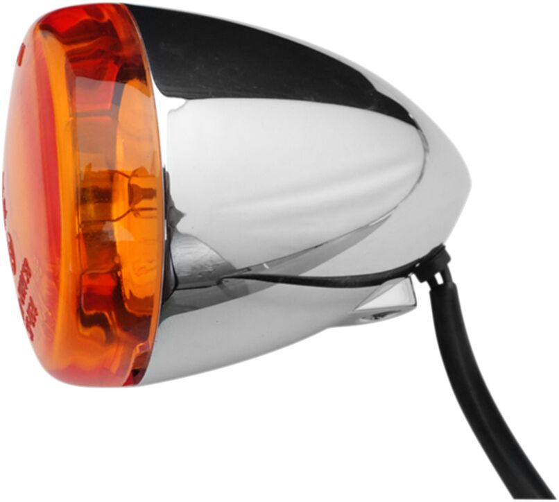 K&S TECHNOLOGIES TURN SIGNAL AMBER CHR HD F 27-01064BE