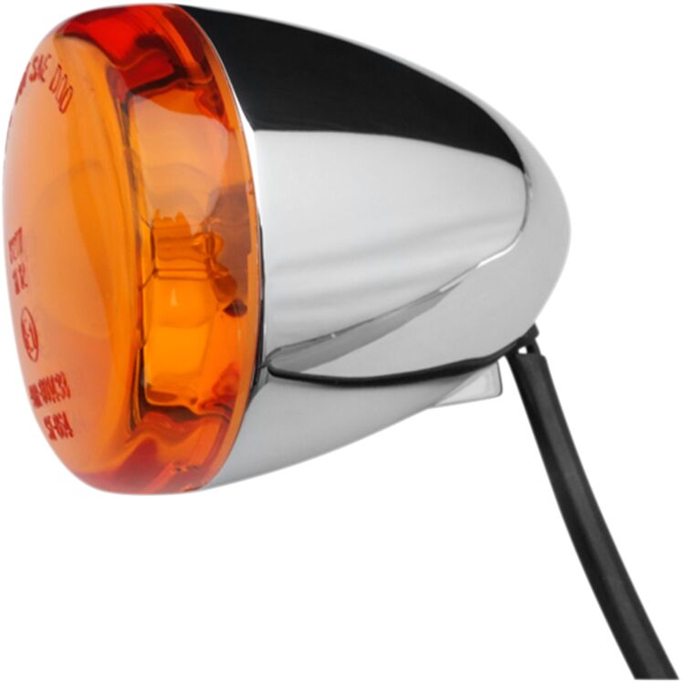 K&S TECHNOLOGIES TURN SIGNAL AMBER CHR HD F/R 27-01125E