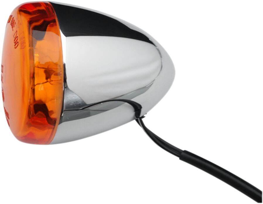 K&S TECHNOLOGIES TURN SIGNAL AMBER CHR HD F 27-01125BE