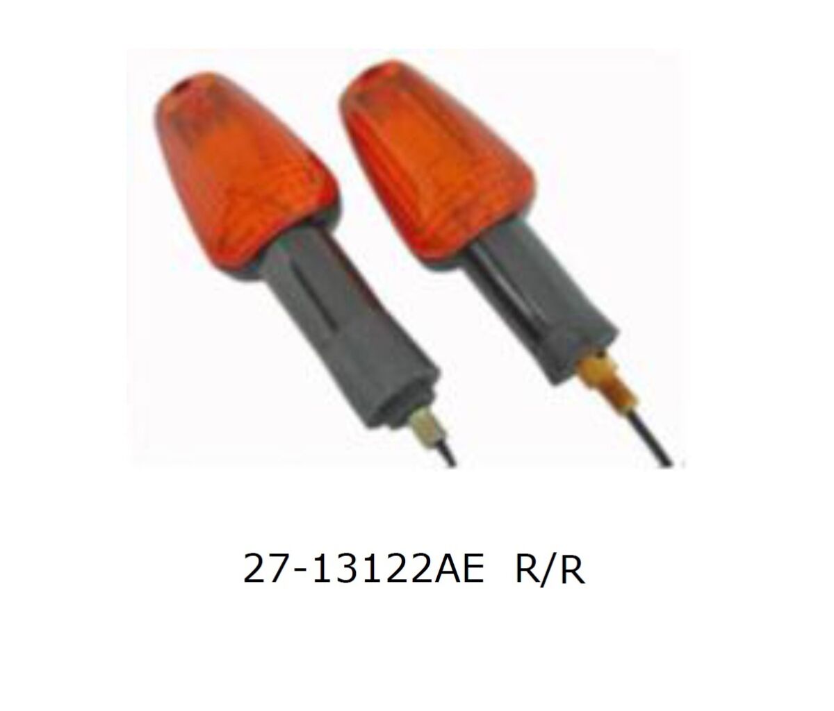 K&S TECHNOLOGIES TURN SIGNAL AMBER HO RR 27-13122AE R