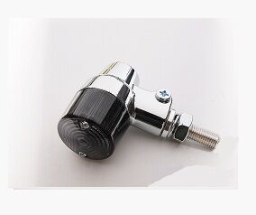K&S TECHNOLOGIES MARKER LIGHT E-MARK ALUMINUM CHROME BODY SMOKE LENS 27-8604