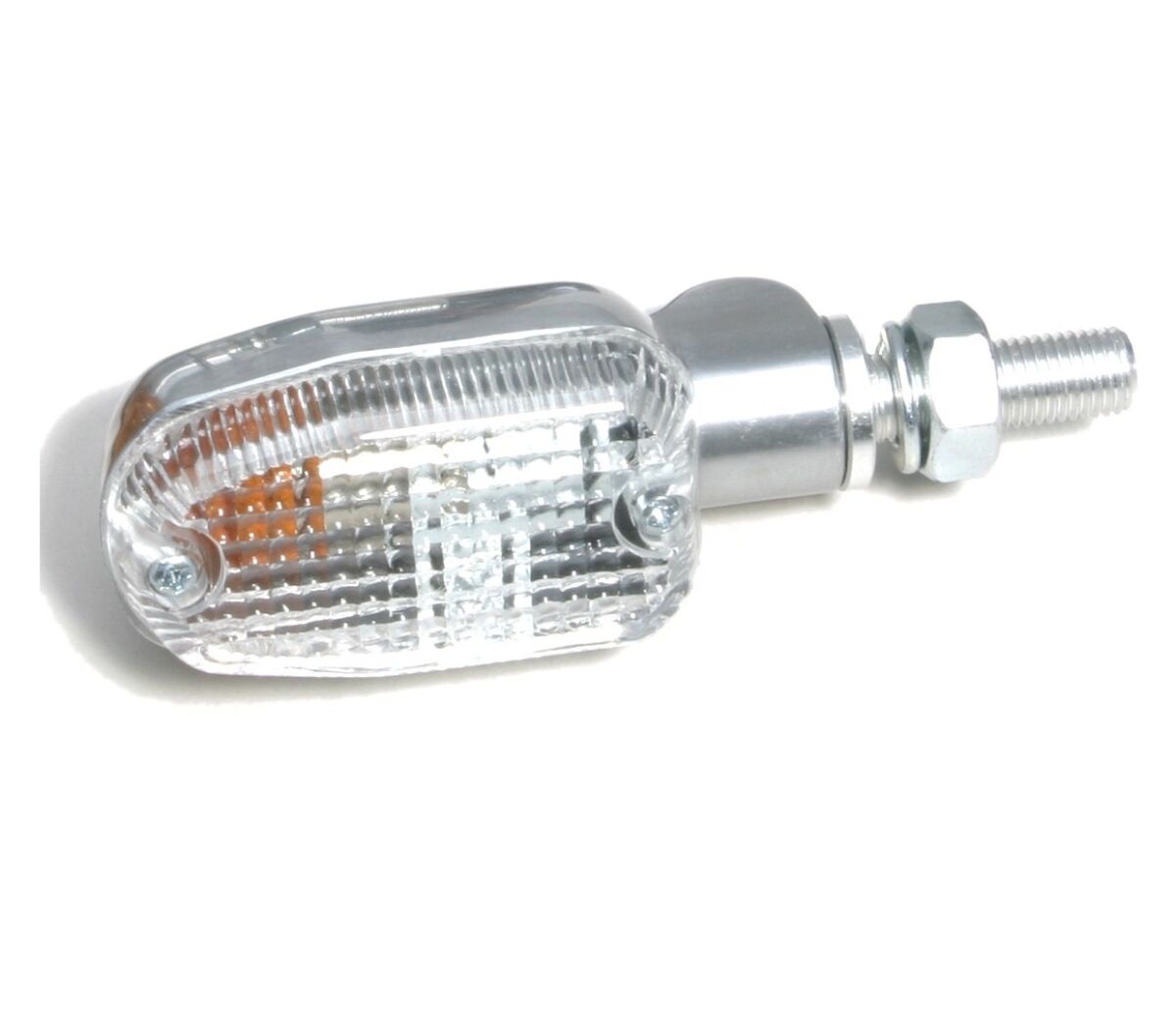 K&S TECHNOLOGIES MARKER LIGHT E-MARK ALUMINUM POLISHED BODY CLEAR LENS 27-8304