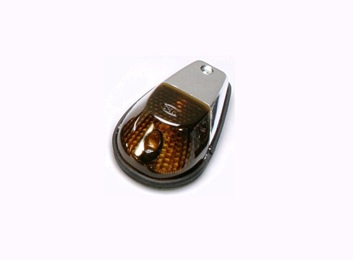 K&S TECHNOLOGIES MARKER LIGHT E-MARK FLUSH MOUNT CHROME BODY SMOKE LENS 27-8258