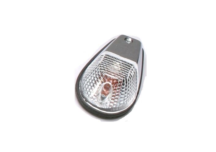 K&S TECHNOLOGIES MARKER LIGHT E-MARK FLUSH MOUNT CHROME BODY CLEAR LENS 27-8238