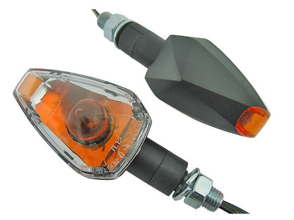K&S TECHNOLOGIES MARKER LIGHT ECE BLACK CLEAR 27-01201ES R/L