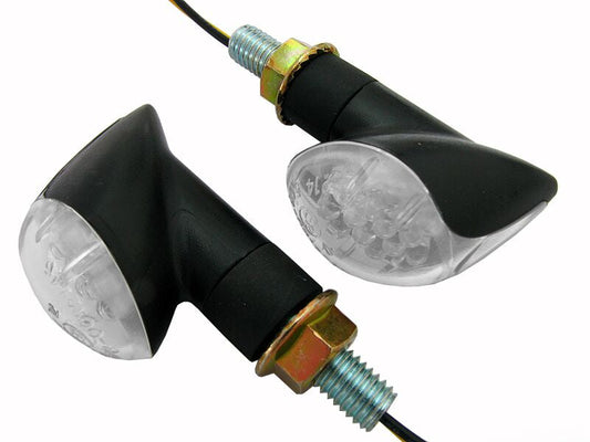 K&S TECHNOLOGIES MARKER LIGHT ECE LED BLACK CLEAR 27-01214LEDE