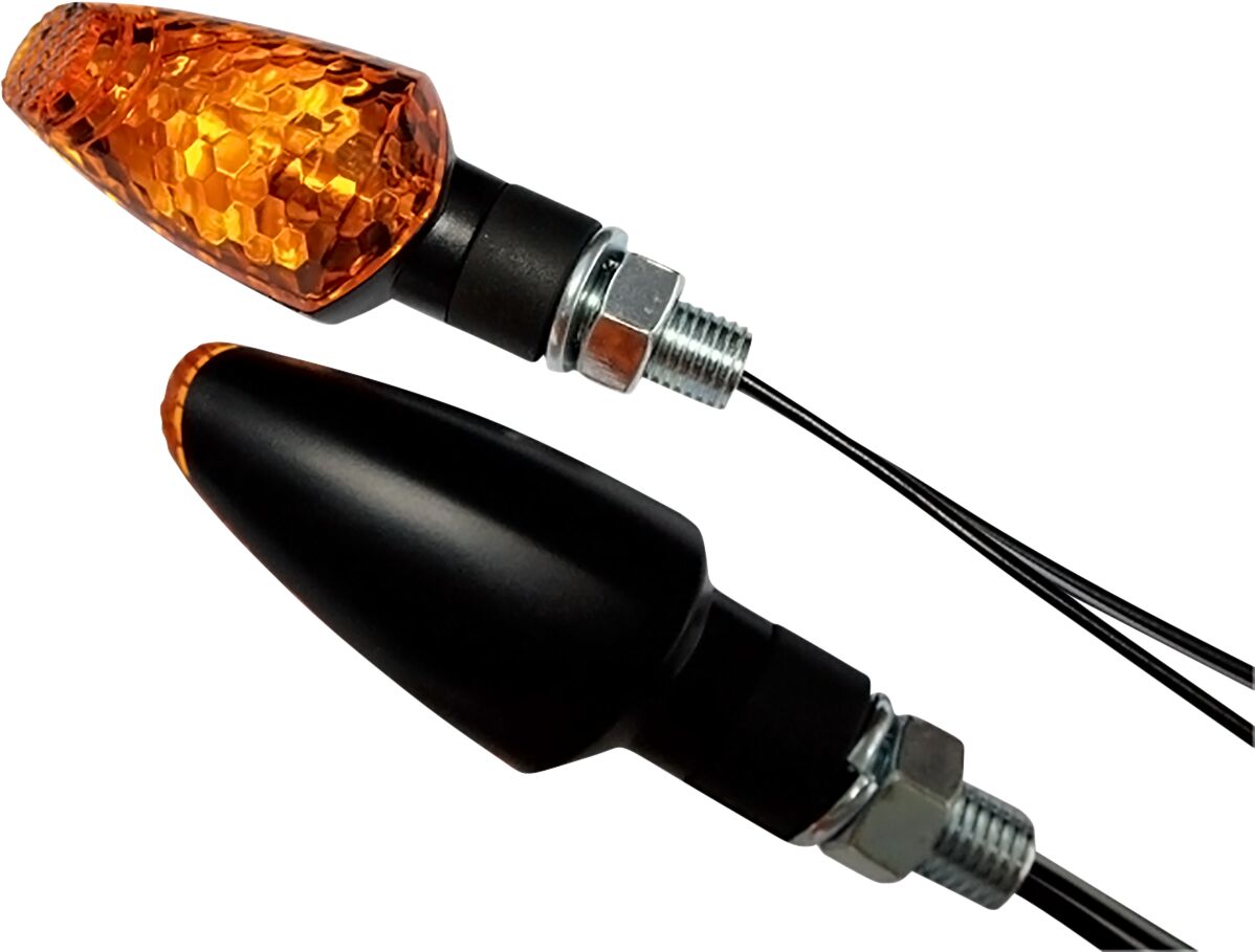 K&S TECHNOLOGIES MARKER LIGHT ECE BLACK AMBER 27-01244E R/L