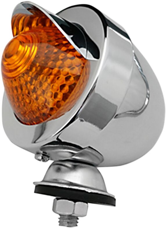 K&S TECHNOLOGIES MARKER LIGHT ECE CHROME AMBER 27-60025AE