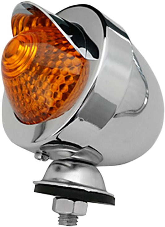 K&S TECHNOLOGIES MARKER LIGHT ECE CHROME AMBER 27-60025AE