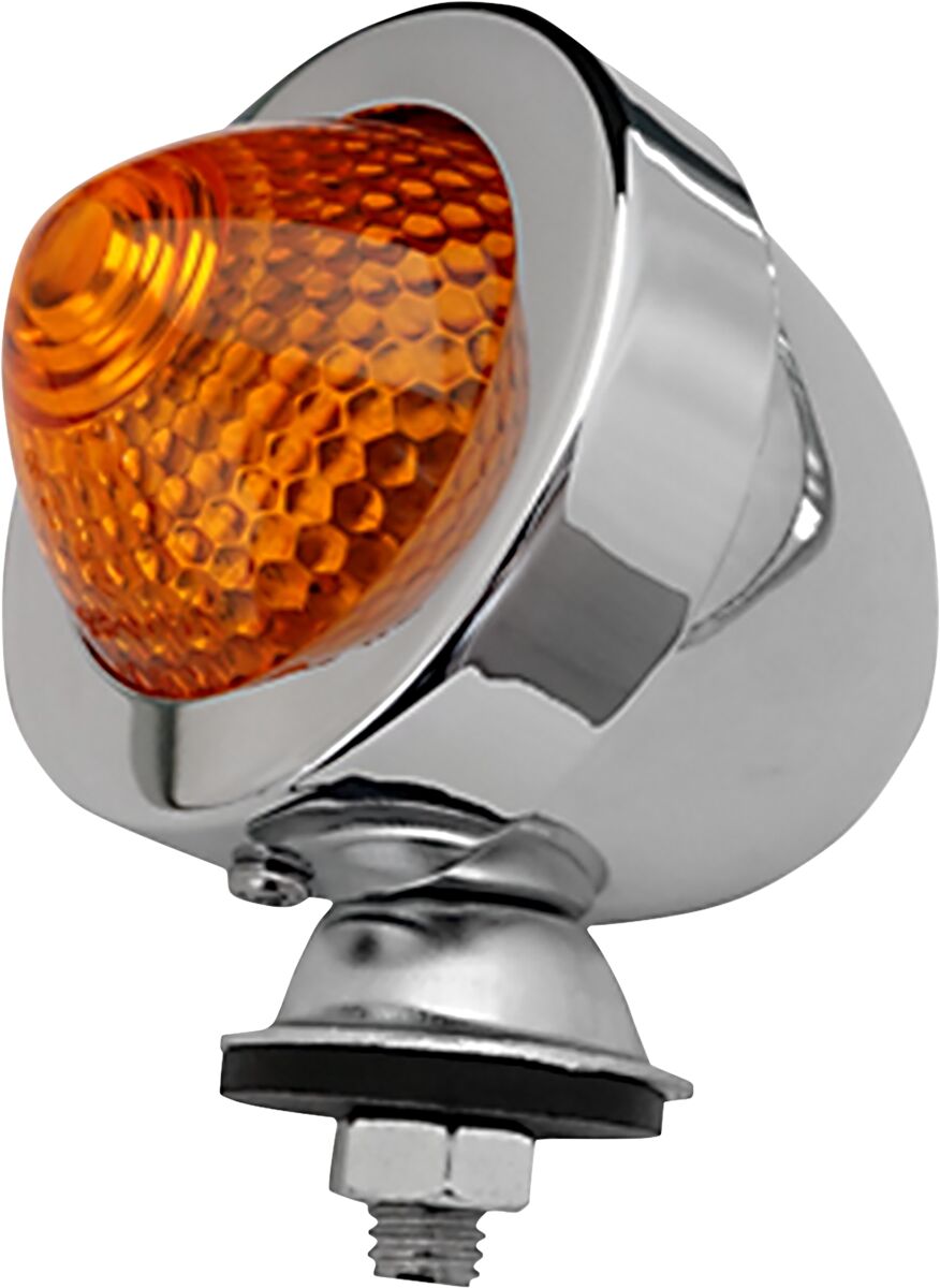 K&S TECHNOLOGIES MARKER LIGHT ECE CHROME AMBER 27-60027AE