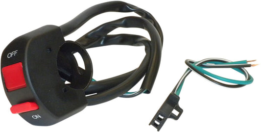 K&S TECHNOLOGIES UNIVERSAL ON-OFF SWITCH 1" HANDLEBARS 2PIN CONNECTOR 12-0205