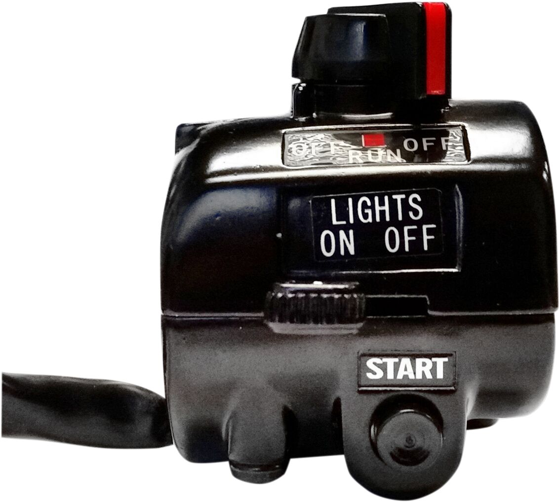 K&S TECHNOLOGIES HANDLEBAR DOT SWITCH BLACK 12-0054B