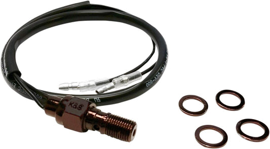 K&S TECHNOLOGIES HYDRAULIC BRAKE LIGHT SWITCH 12-0020B