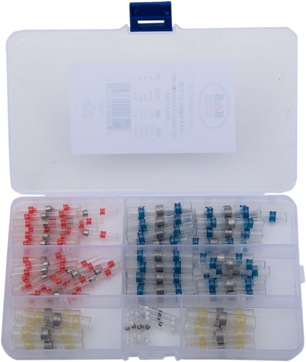 K&S TECHNOLOGIES WIRE CONNECTRS KIT 100 PC 03-1000