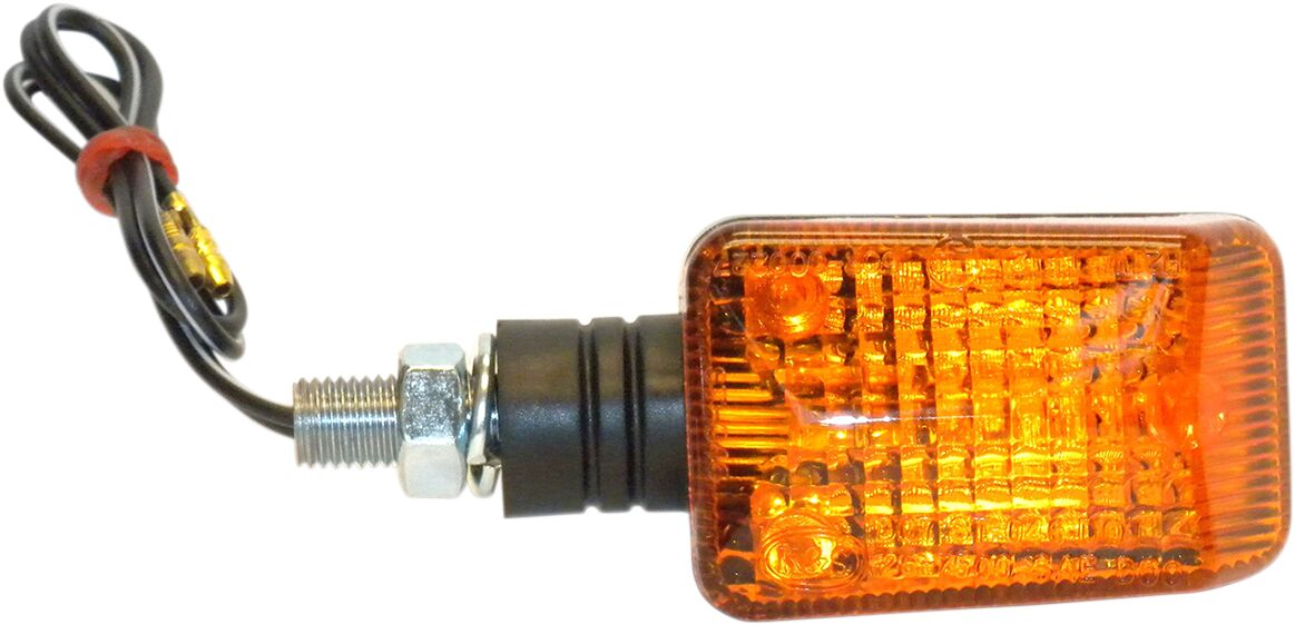 K&S TECHNOLOGIES TURN SIGNAL DOT HALOGEN BLACK BODY AMBER LENS 25-7500