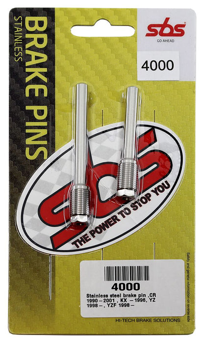 SBS BRAKE PAD PINS STAINLESS STEEL 304, MX & ENDURO 4000