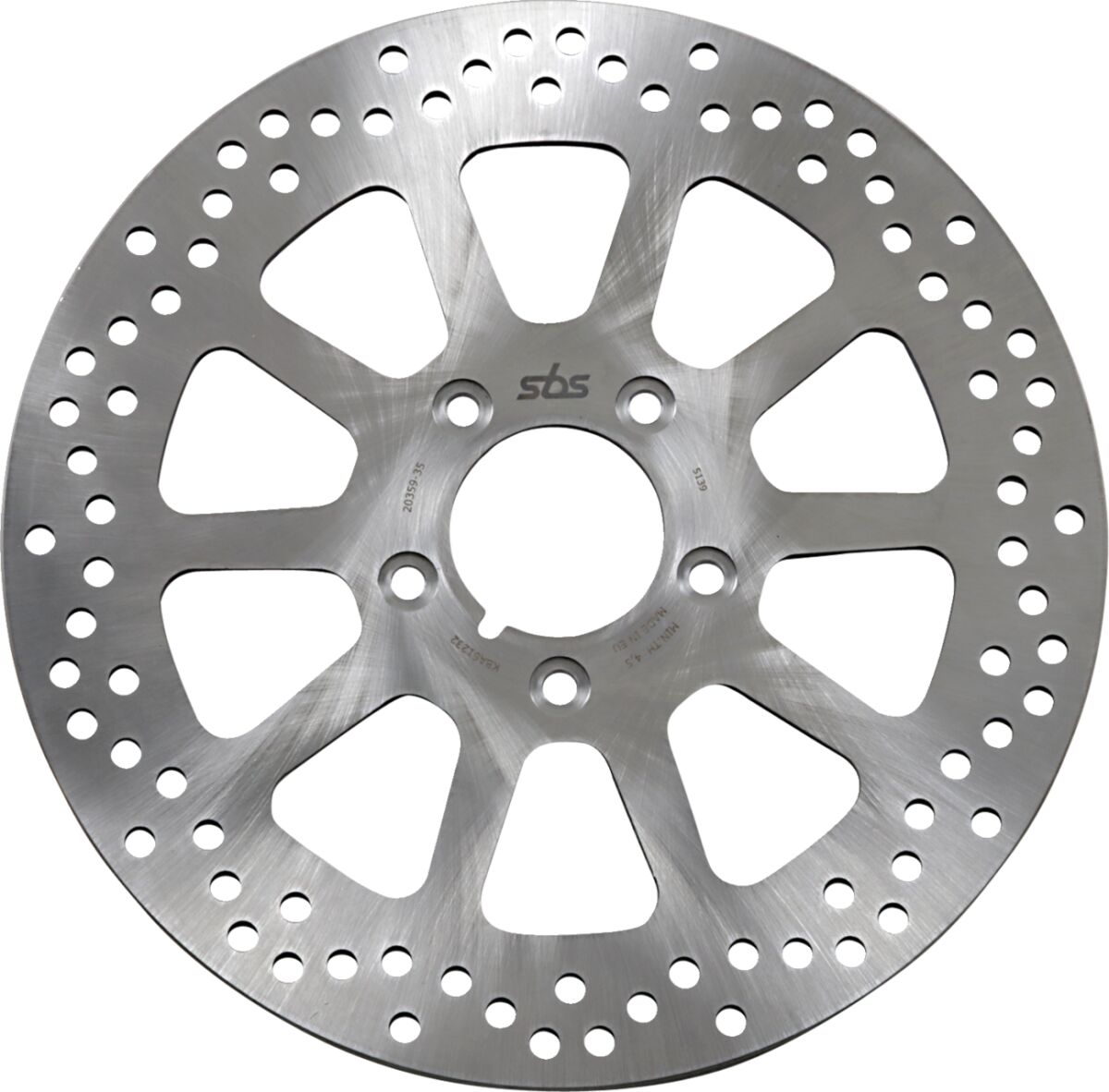 SBS Brake Rotor Solid Round 5139
