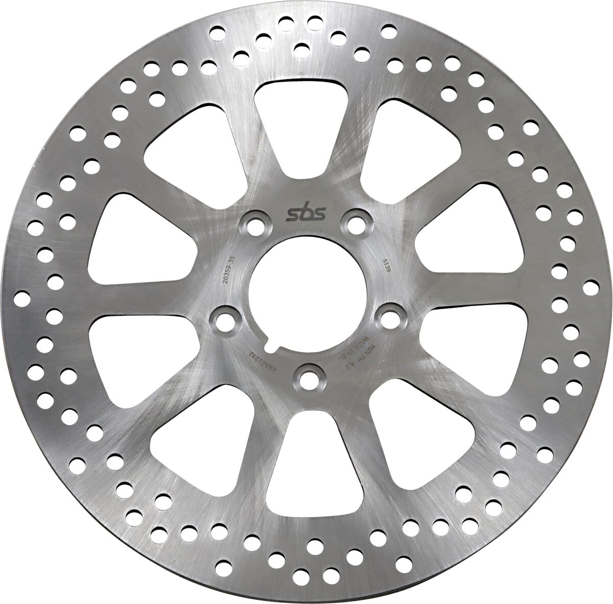 SBS Brake Rotor Solid Round 5139